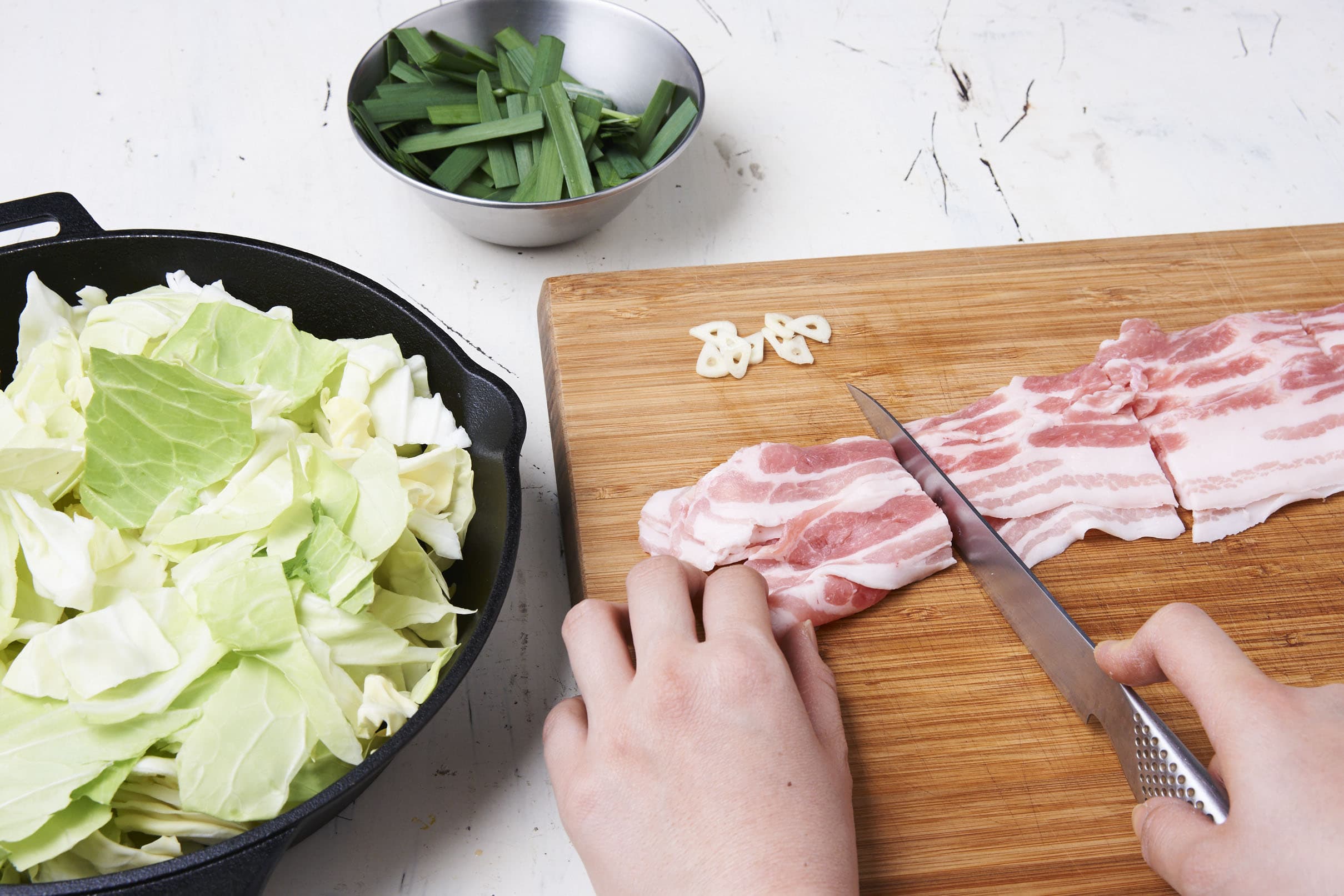 キャベツと豚肉の重ね煮