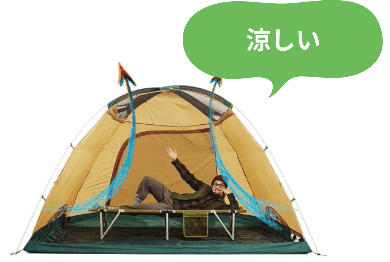涼しい