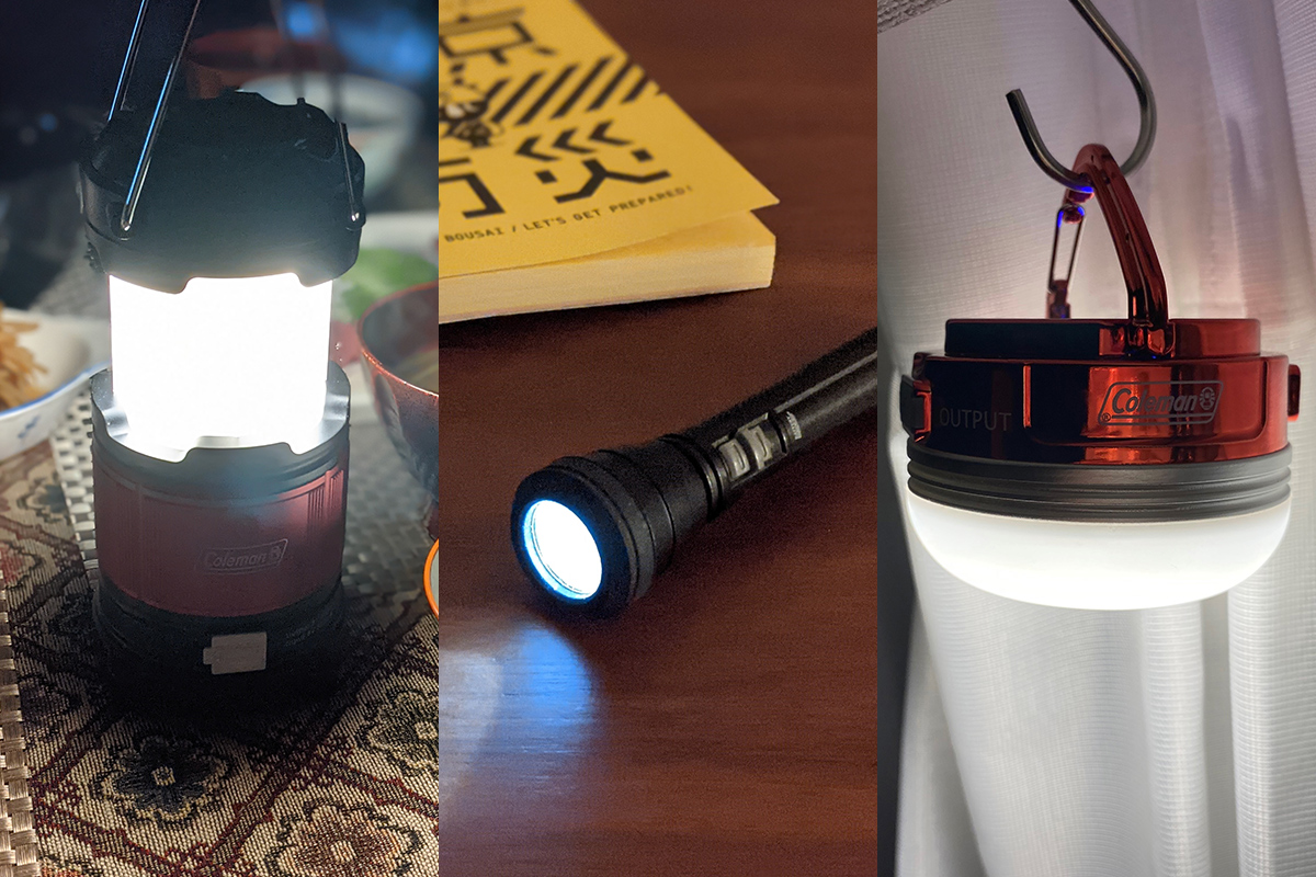 今日を見直す日にしよう！「もしもの時」キャンプ用品が出来る事  