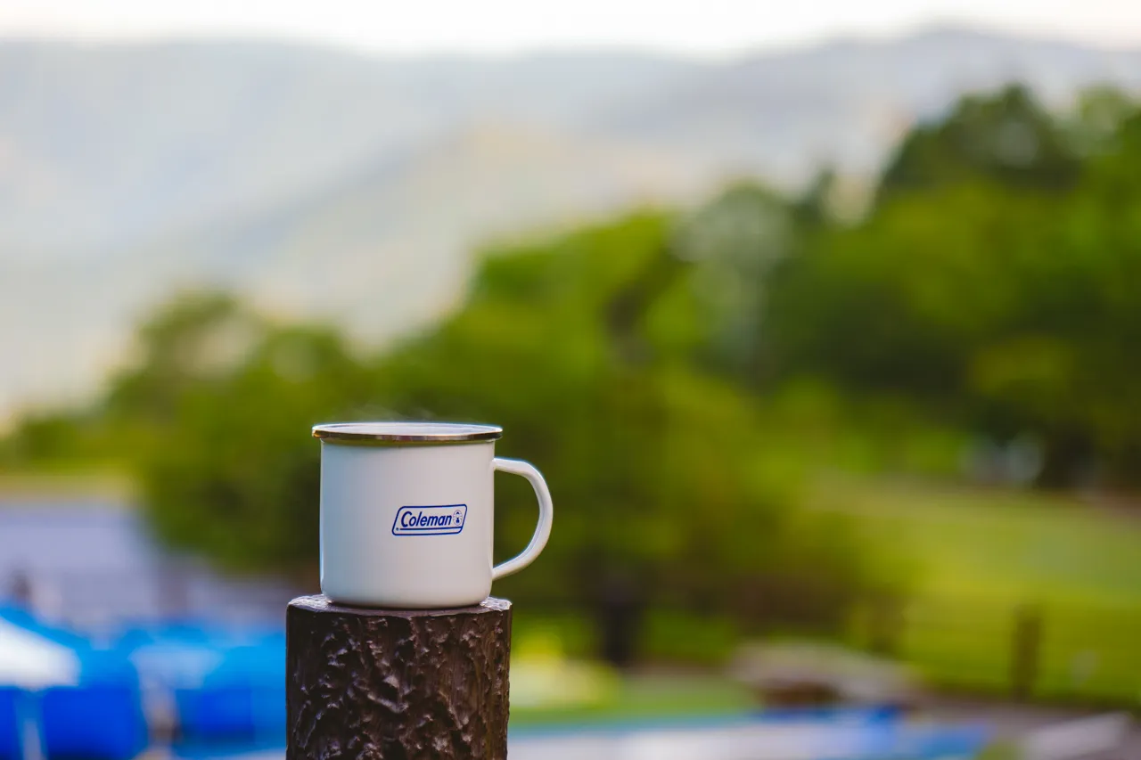 早朝散歩と、モーニングコーヒーを堪能